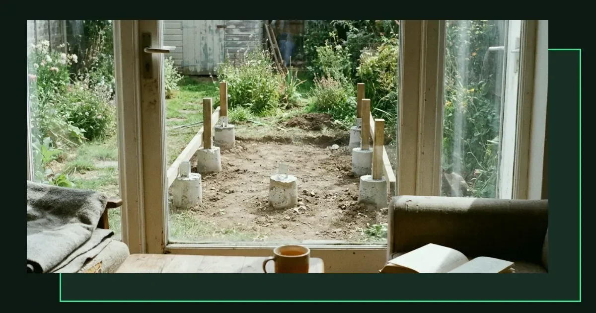 Pergola foundations: footing types, depth and the 3 soil conditions that decide